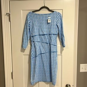 J. McLaughlin NWT Nicola mini Paris houndstooth dress